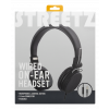 STREETZ headset for smartphone, microphone, 1-button, 1,5m, black HL-W200