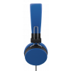 STREETZ headset for smartphone, microphone, 1-button, 1,5m, blue HL-W201
