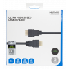 DELTACO ULTRA High Speed HDMI-kabel, 48Gbps, 2m, svart HU-20-R