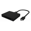 ICY BOX External card reader with USB 3.1 (Gen 2) Type C/A >10Gbit IB-CR402-C31