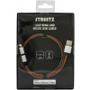 STREETZ USB-kabel, USB Micro B ha och lightning ha, MFi, 1m, orange
