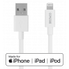 DELTACO USB-A to Lightning, MFi C189, 2m, white IPLH-402