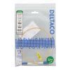 DELTACO LC-LC, Push/Pull-tab, duplex, OS2, 0.5m LCLC-0S-5-PPT