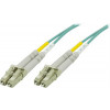 DELTACO OM3 fiberkabel LC - LC, duplex, multimode, 50/125, 12m