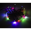 NORDIC HOME Flerfärgad LED ljusslinga med timerfunktion, inomhus/utomhusbruk, 1.5 m