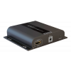 HDMI-förlängning över Ethernet, HDbitT, 120m, UHD, IR, svart