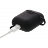 DELTACO AirPods silicone case, black MCASE-AIRPS001