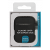 DELTACO AirPods silicone case, black MCASE-AIRPS001