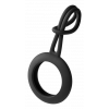DELTACO Apple AirTag case, silicone, hanger, black MCASE-TAG13