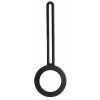 DELTACO Apple AirTag case, silicone, hanger, black MCASE-TAG13