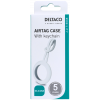 DELTACO Apple AirTag case, silicone, hanger, white MCASE-TAG14