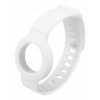 DELTACO Apple AirTag silicone wristband, white MCASE-TAG17