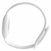 DELTACO Apple AirTag silicone wristband, white MCASE-TAG17