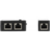 DELTACO kabeltester för RJ45/RJ12 & BNC, 2 delad, svart