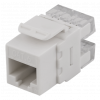 DELTACO UTP Cat6 Keystone kontaktdon, 180 grader, "Tool-free"