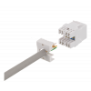 DELTACO Cat6 Keystone-uttag, LSA/110-terminering, plast, 180, vit MD-118