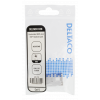 DELTACO Cat6 Keystone-uttag, LSA/110-terminering, plast, 180, vit MD-118