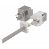 DELTACO Cat6 skärmat Keystone-uttag, LSA/110-terminering, plast, 180, MD-119