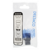DELTACO Cat6 skärmat Keystone-uttag, LSA/110-terminering, plast, 180, MD-119