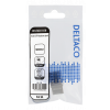 DELTACO Cat6A Keystone-uttag, LSA/110-terminering, plast, 90, vit MD-124