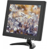 9,7" TFT-färgskärm, 1024x768, VGA-/USB-/AV-/HDMI-/BNC-portar, svart