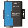 Moxa NPort serieportsserver, 1 port, RS-232/422/485, RJ45, PoE, sv/bl�