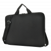 DELTACO Neoprene Laptop sleeve 15.6-16" handles, shoulder strap, black NV-512