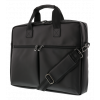DELTACO notebookväska upp till 15,6", frontfickor, PU-läder, svart NV-794