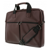 DELTACO notebookväska upp till 15,6", frontfickor, PU-läder, brun NV-795