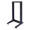 TOTEN, 19" öppet golvtstativ med hjul, 22U, 600x600, max 150kg, svart OR66229001-SKWT
