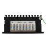 DELTACO Patchpanel, 8xRJ45, Cat6a, väggmonterbar, 10Gbps, svart PAN-211