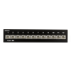 DELTACO Patchpanel, 12xRJ45, Cat6a, väggmonterbar, 10Gbps, svart PAN-213