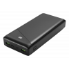 DELTACO Powerbank 30000 mAh, 3 A/18 W, 111 Wh, 2x USB-A, 1x USB-C, sna PB-C1002