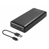 DELTACO Powerbank 30000 mAh, 3 A/18 W, 111 Wh, 2x USB-A, 1x USB-C, sna PB-C1002