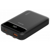 Power bank 10 000 mAh, dual USB-C cables, PD 20 W, black PB-CC100