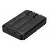 Power bank 10 000 mAh, dual USB-C cables, PD 20 W, black PB-CC100