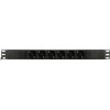DELTACO grenuttag med 6xCEE 7/4 uttag, 1xCEE 7/7, petskydd, svart PDU08-1U-G6-S1-3M