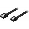 Kabel SATA rak-rak (0.5m) med låsklips