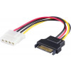 Kabel SATA-ström 4pin Molex - SATA (ho-ha)