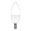 DELTACO SMART HOME LED-lampa, E14, WiFI, 5W, 2700K-6500K, dimbar, vit SH-LE14W