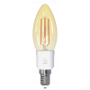 DELTACO SMART HOME FILAMENT LED-lampa, E14, WiFI, 4.5W, 1800K-6500K SH-LFE14C35