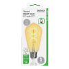 DELTACO SMART HOME FILAMENT LED-lampa, E27, WiFI, 5.5W, 1800K-6500K SH-LFE27ST64S