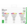 DELTACO SMART HOME, Multipack of SH-LGU10RGB, 3 bulbs SH-LGU10RGB-3P