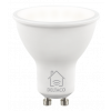 DELTACO SMART HOME LED-lampa, GU10, WiFI, 5W, 2700K-6500K, dimbar, vit SH-LGU10W