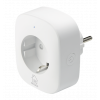 DELTACO SMART HOME strömbrytare, WiFi, 1xCEE 7/3, energiöversikt, vit SH-P01E