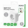 DELTACO SMART HOME strömbrytare, WiFi, 1xCEE 7/3, energiöversikt, vit SH-P01E
