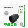 DELTACO SMART HOME strömbrytare, WiFi, 10A, svart SH-P01M-B