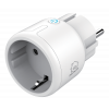 DELTACO SMART HOME strömbrytare, WiFi, 1xCEE 7/3, 10A, energiöversikt, SH-P01M