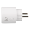 DELTACO SMART HOME strömbrytare, WiFi, 1xCEE 7/3, 10A, timer, vit SH-P01