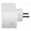 DELTACO SMART HOME strömbrytare, WiFi, 2xCEE 7/3, energiöversikt, vit SH-P02E